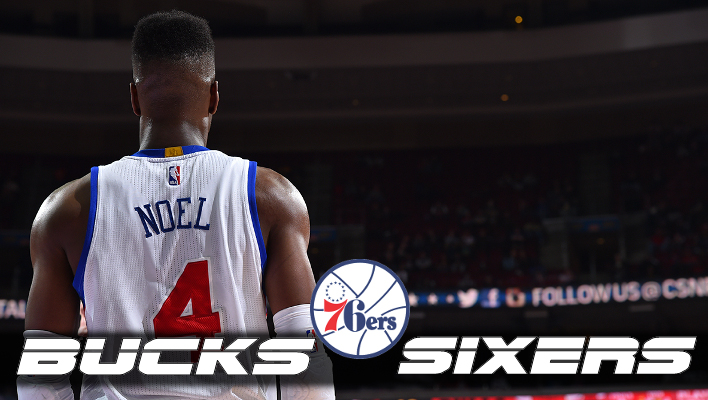Bucks at 76ers 4-13-15
